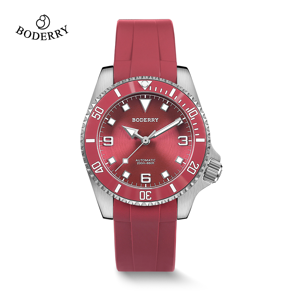 Titanium Sport Watch - Boderry ADMIRAL Diver Titanium Horloges 3-Hands