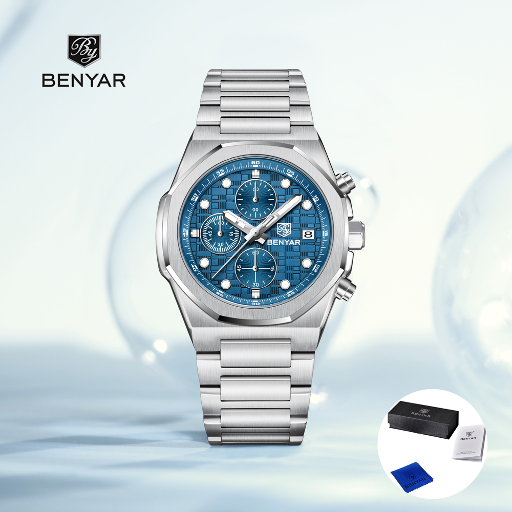 Luxury Watch For Men - 2023 Nieuwe BENYAR heren Horloges Top