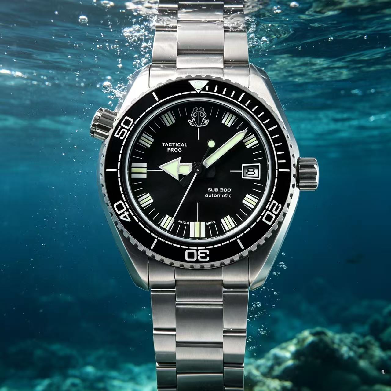 Titanium Sport Watch - Tactische Kikker Nieuwe Mannen Automatisch Horloge