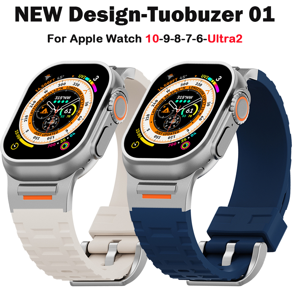 Titanium Sport Watch - NIEUW ontwerp Sportband voor Apple Watch