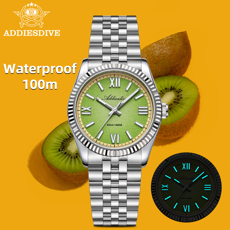 Luxury Watch And Bracelet - Addiesdive Mannen VH31 Quartz Horloge 36