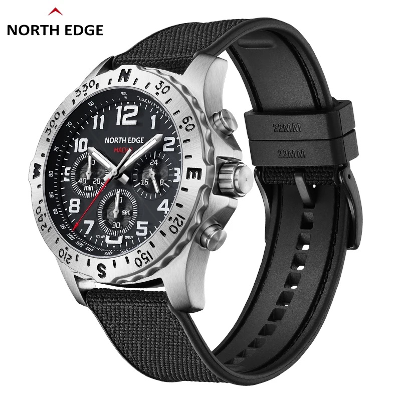 Chronograph Flyback Watch - 2026 NORTH EDGE MACH 2 Herenhorloges