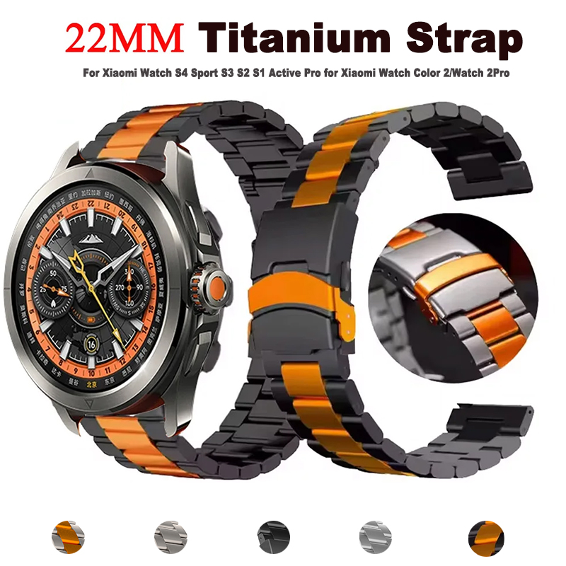 Luxe 22mm titanium band voor X - Titanium Sport Watch recensie en prijs