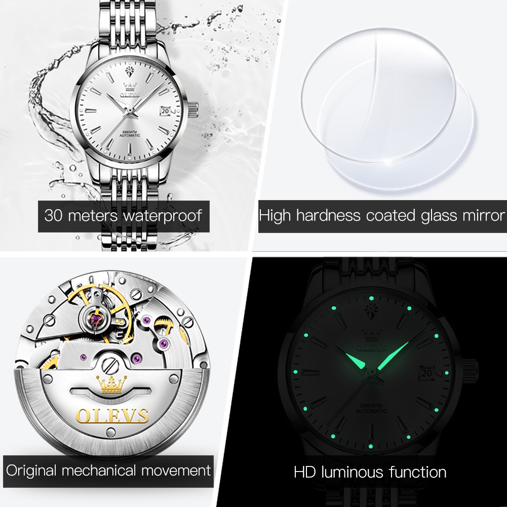 OLEVS 6635 Mechanisch dameshor - Luxury Watch Cheap recensie en prijs
