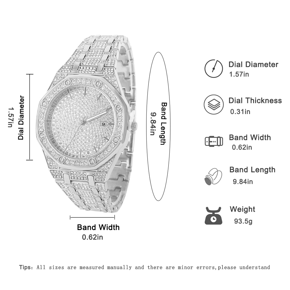 Iced Out horloge voor heren, g - Luxury Watch Collection recensie en prijs
