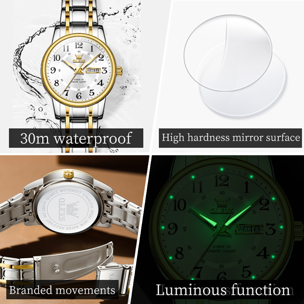 OLEVS 2891 Luxe Merk Mode dame - Luxury Watch Cheap recensie en prijs