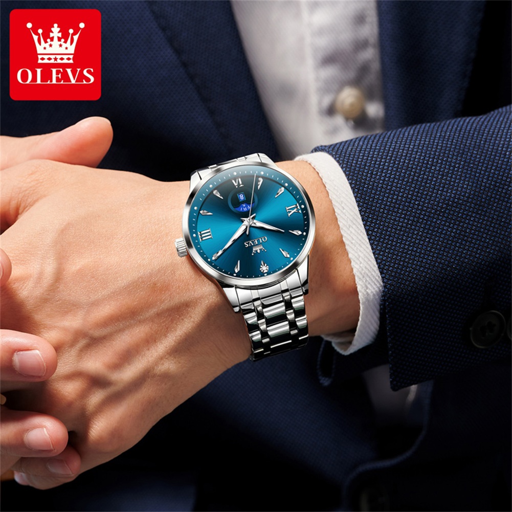 OLEVS Moon Phase herenhorloges - Luxury Watch For Men recensie en prijs