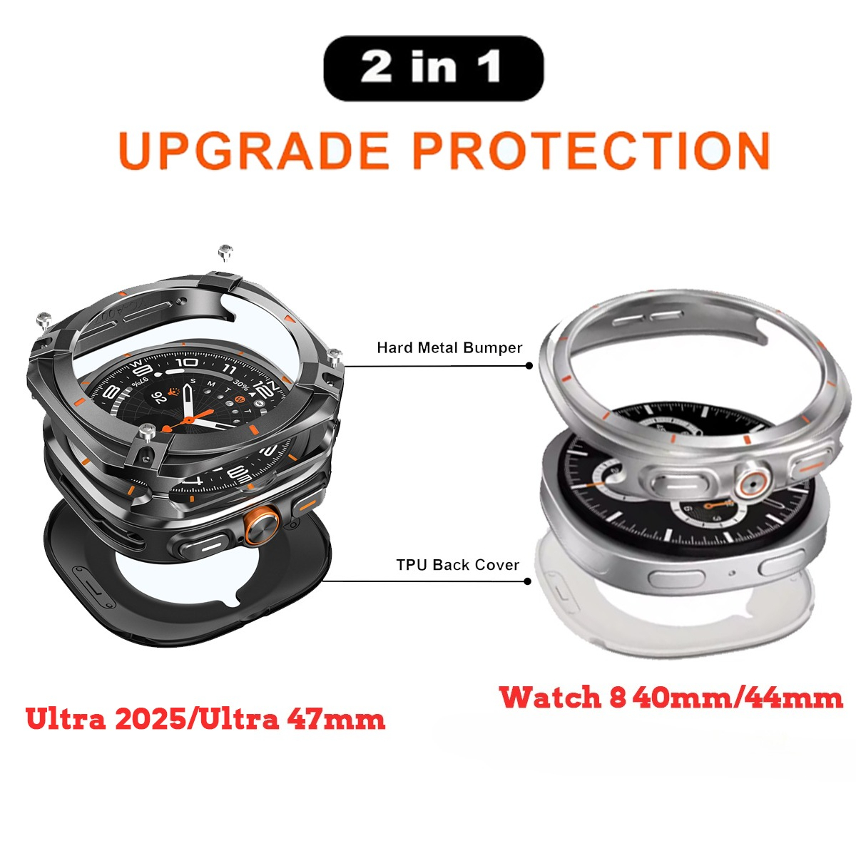 Case+Band Voor Samsung Galaxy  - Titanium Sport Watch recensie en prijs