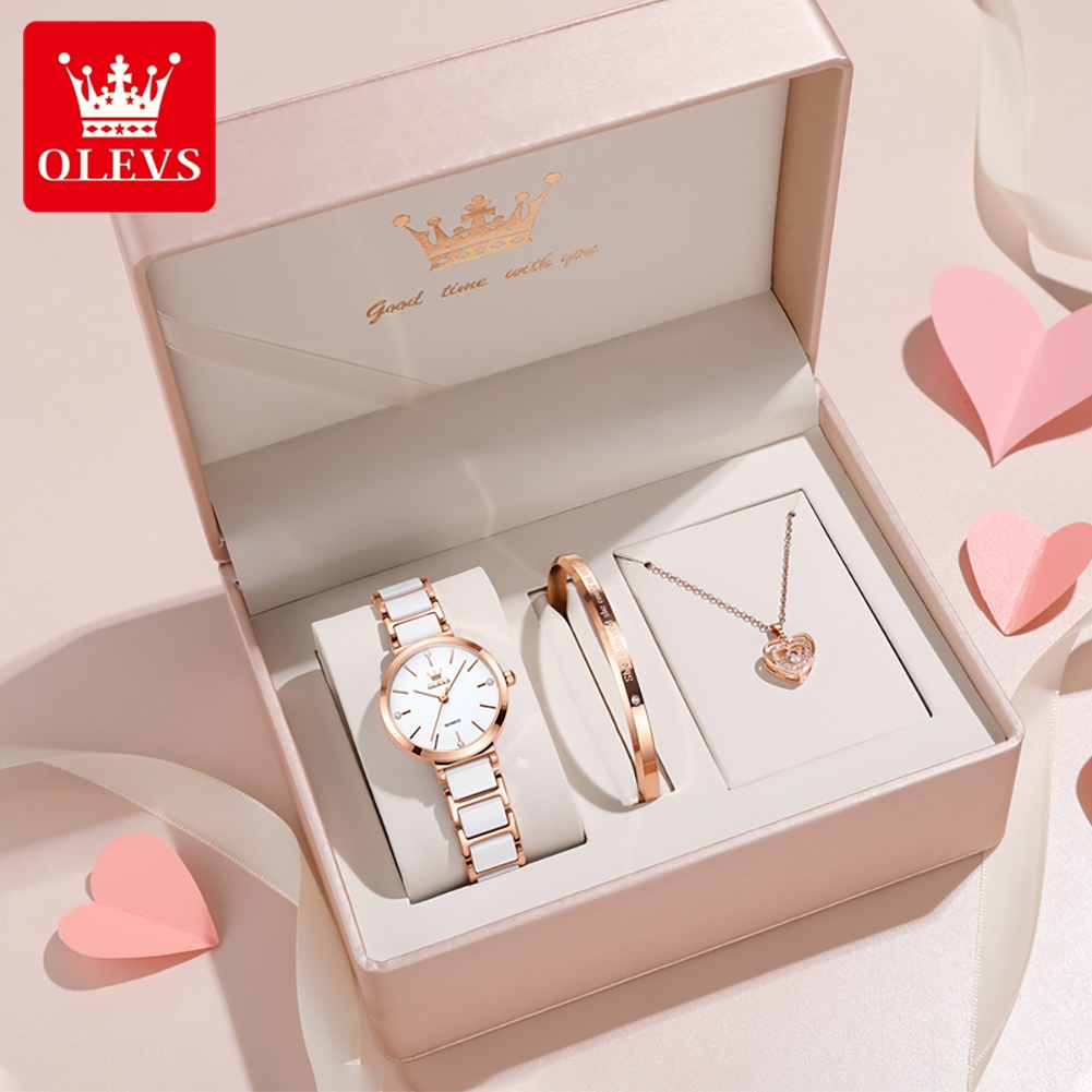 OLEVS Dameshorloge 5877 Luxe E - Luxury Watch And Bracelet recensie en prijs