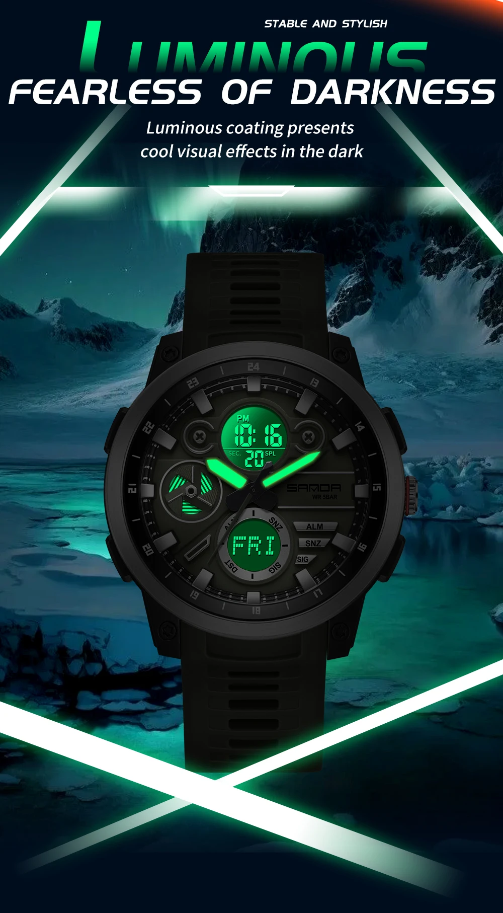 SANDA Merk 3379 Nieuw elektron - Minute Repeater Watch recensie en prijs