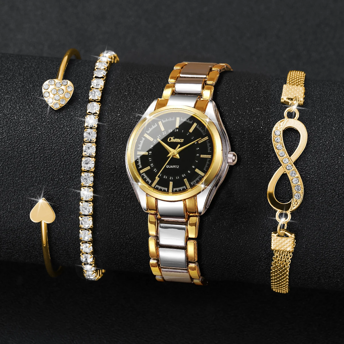 4 STUKS Elegante Dameshorloges - Luxury Watch Collection recensie en prijs
