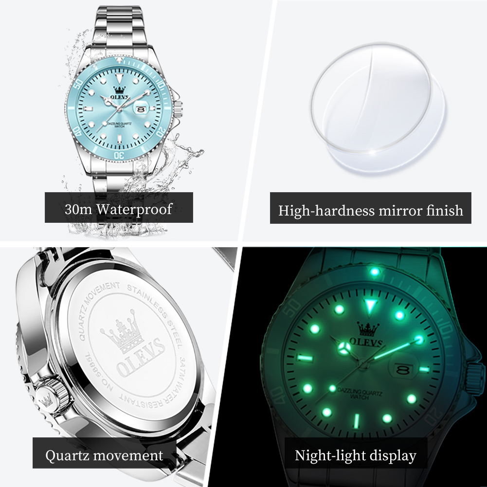 OLEVS Luxe roestvrijstalen wat - Luxury Watch Cheap recensie en prijs