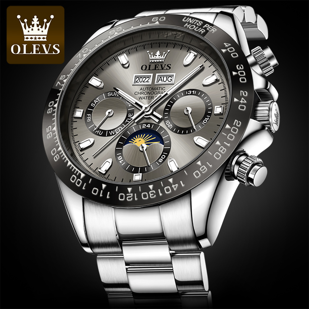 OLEVS 6654 Luxe herenhorloge c - Chronograph Flyback Watch recensie en prijs