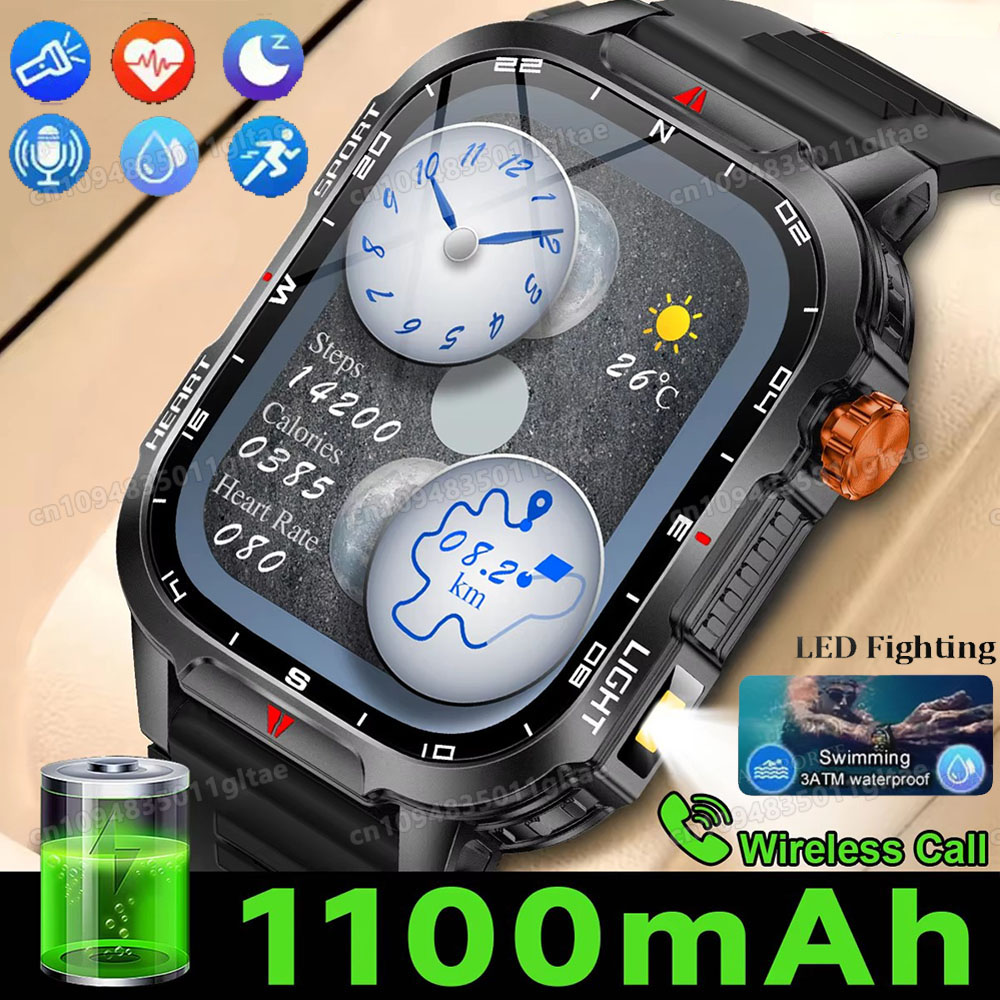 Militair Outdoor Smartwatch vo - Titanium Sport Watch recensie en prijs