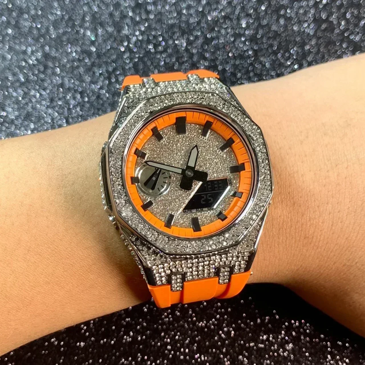 Luxe Diamanten Wijzerplaat Voo - Luxury Watch Repair recensie en prijs