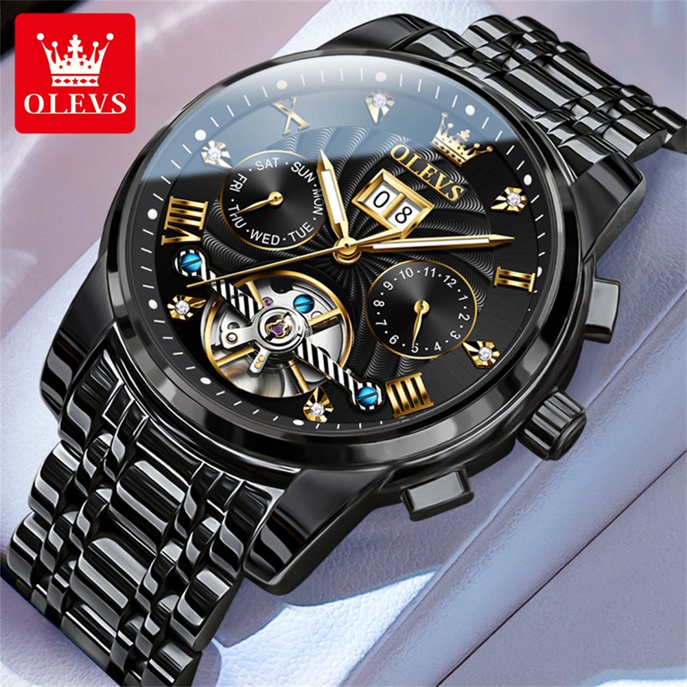 OLEVS Klassieke herenhorloges  - Chronograph Flyback Watch recensie en prijs