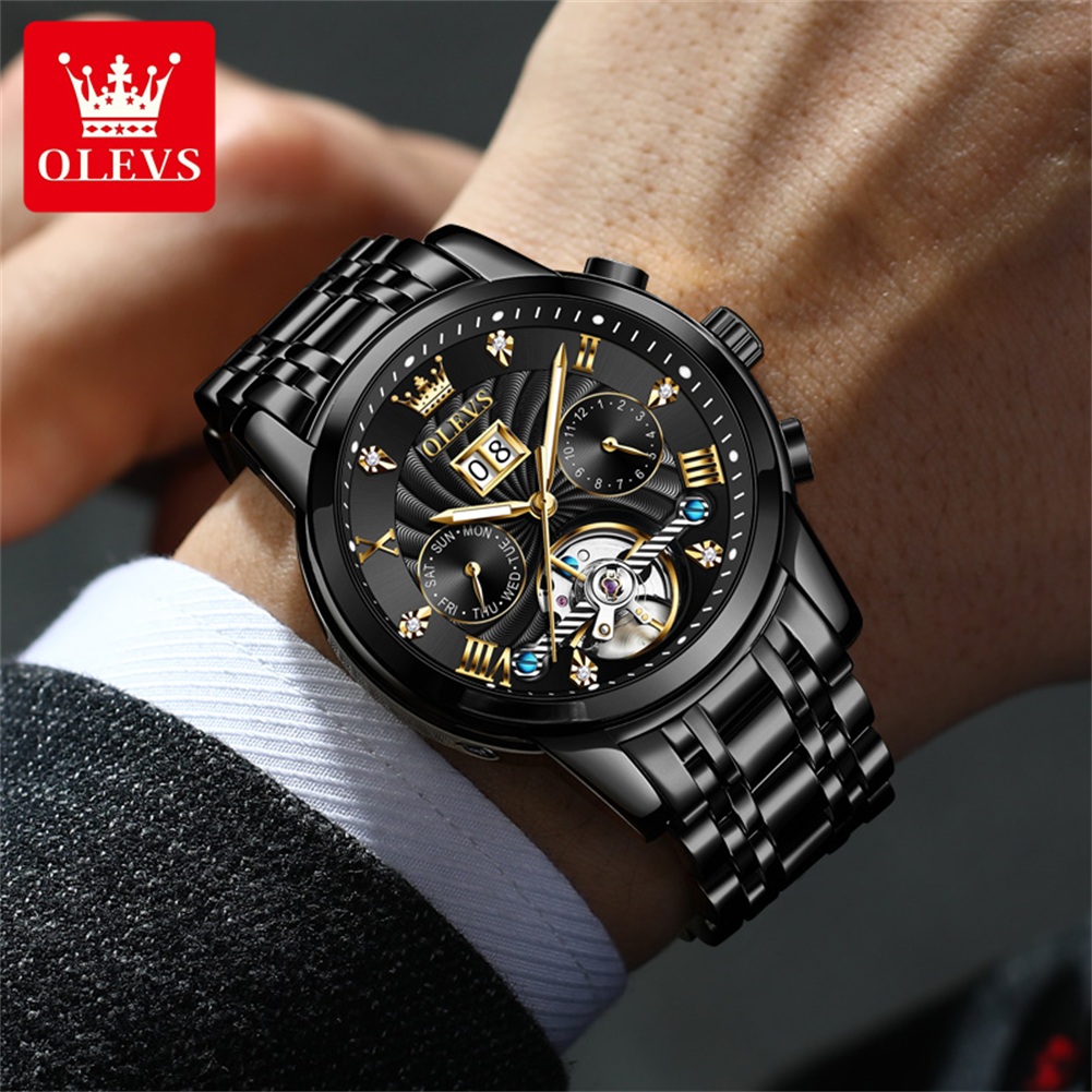 OLEVS Klassieke herenhorloges  - Chronograph Flyback Watch recensie en prijs