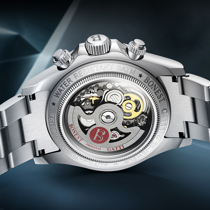 BONEST GATTI Herenhorloge Auto - Chronograph Flyback Watch recensie en prijs