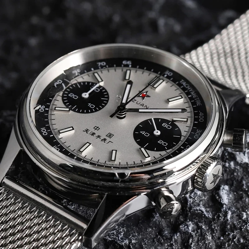 42 mm China Aviation Chronogra - Chronograph Flyback Watch recensie en prijs