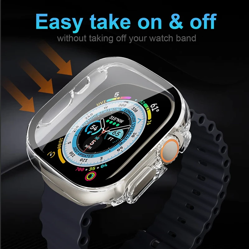 Glas + case Voor Apple Horloge - Luxury Watch Protection Film recensie en prijs