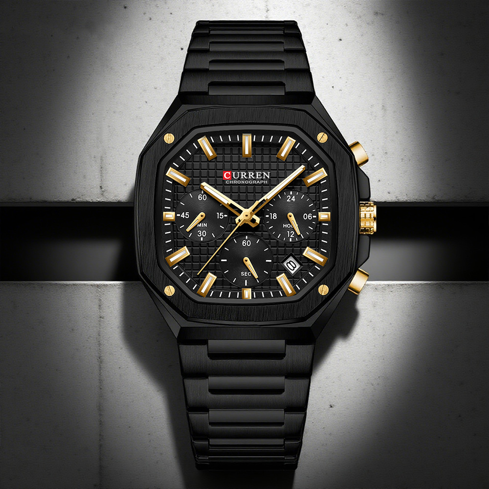CURREN Luxe Vierkant Chrono Ho - Luxury Watch For Men recensie en prijs