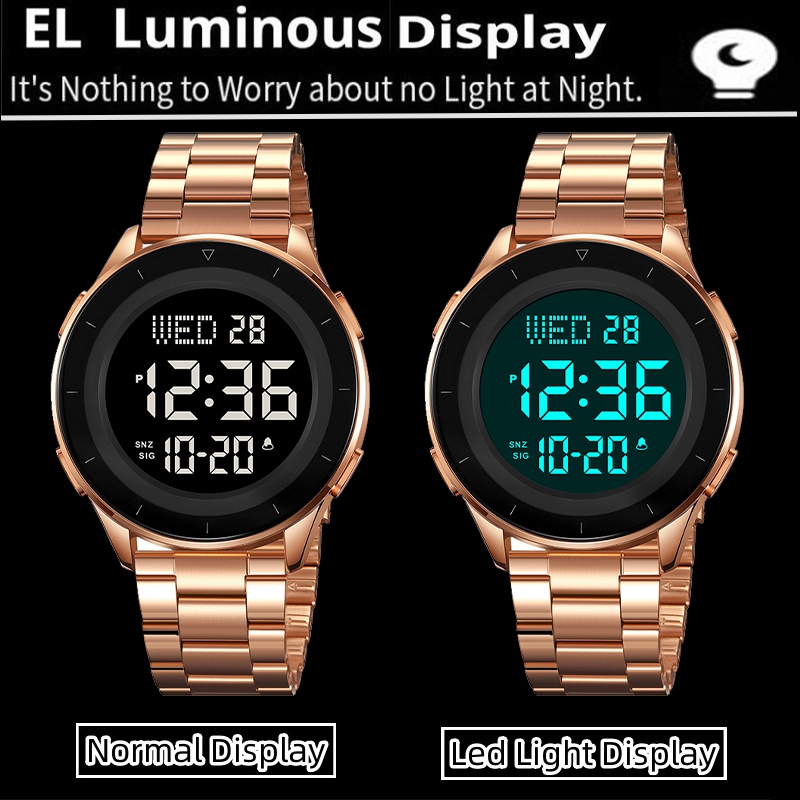 Skmei Dual Time Zone Led Digit - Minute Repeater Watch recensie en prijs