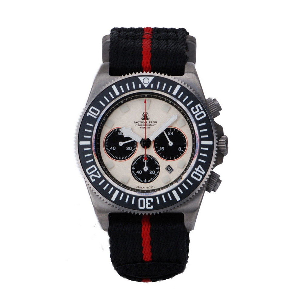 Tactical Frog Heren Chronograa - Titanium Sport Watch recensie en prijs