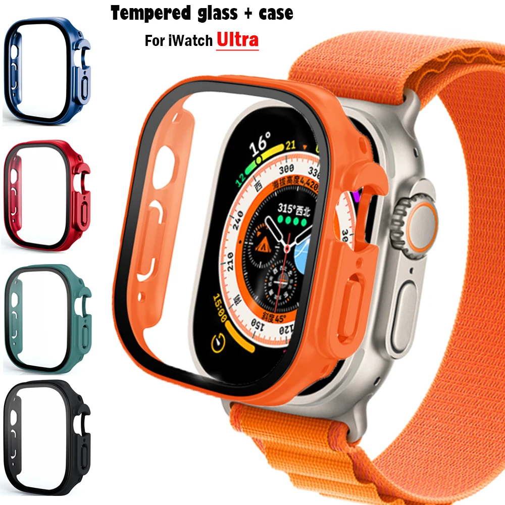 Glas + case Voor Apple Horloge - Luxury Watch Protection Film recensie en prijs